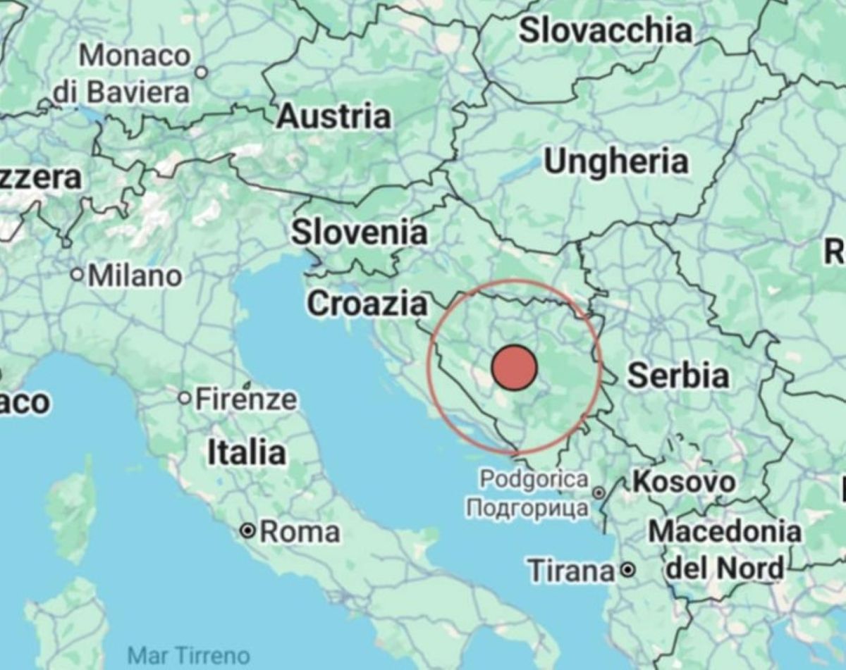 Terremoto Bosnia ed Erzegovina: registrata una scossa di magnitudo 3.7 | DATI e MAPPE