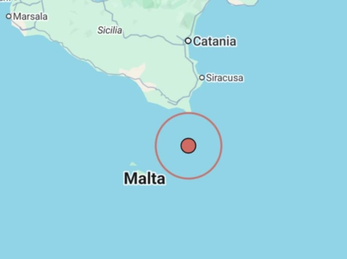 Scossa di terremoto nel Mar Ionio Meridionale: magnitudo 2.8 registrata in serata | DATI e MAPPE
