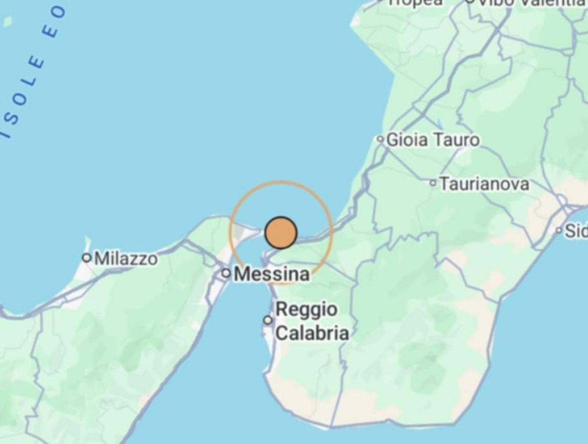 Terremoto nello Stretto di Messina: la terra continua a tremare | DATI e MAPPE