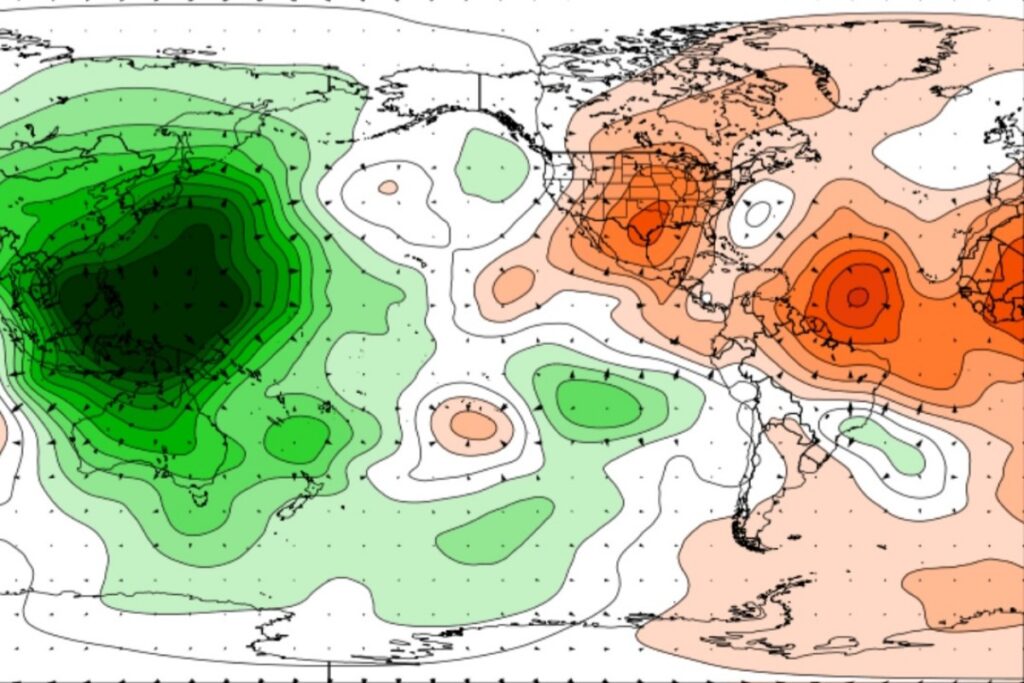 Velocity potential anomalies 31 ottobre