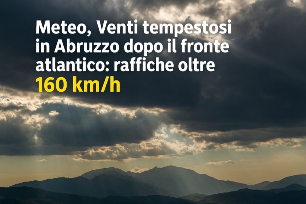 Vento forte Abruzzo