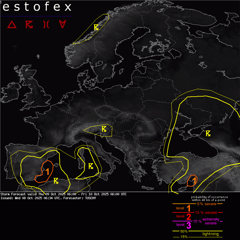 allerta meteo estofex