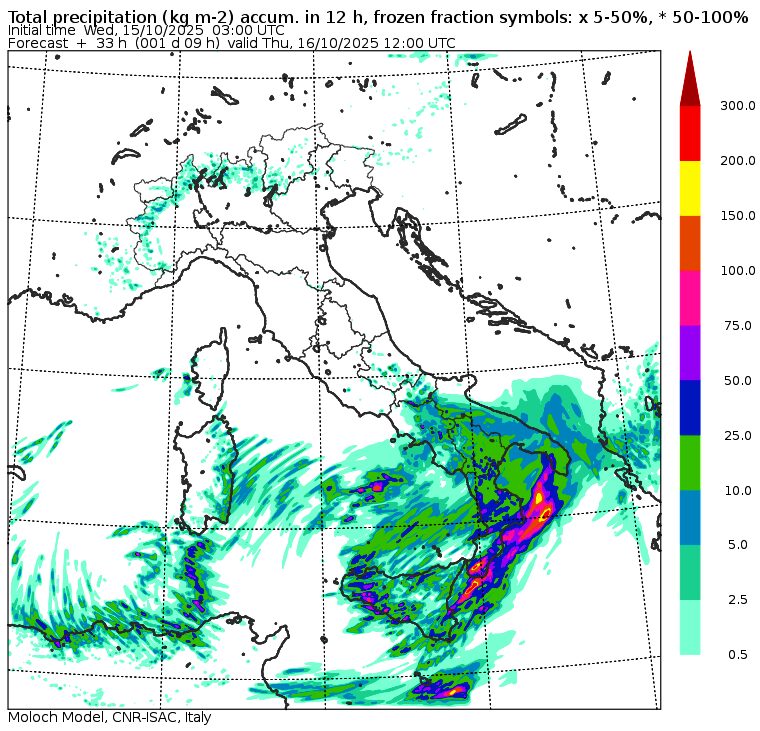 allerta meteo giovedì 16 ottobre mattina