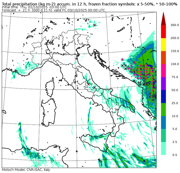 allerta meteo giovedì 2 ottobre sera