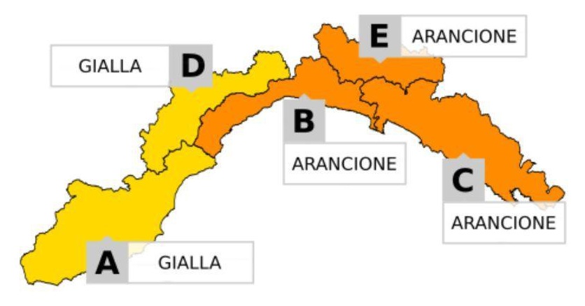 allerta meteo liguria