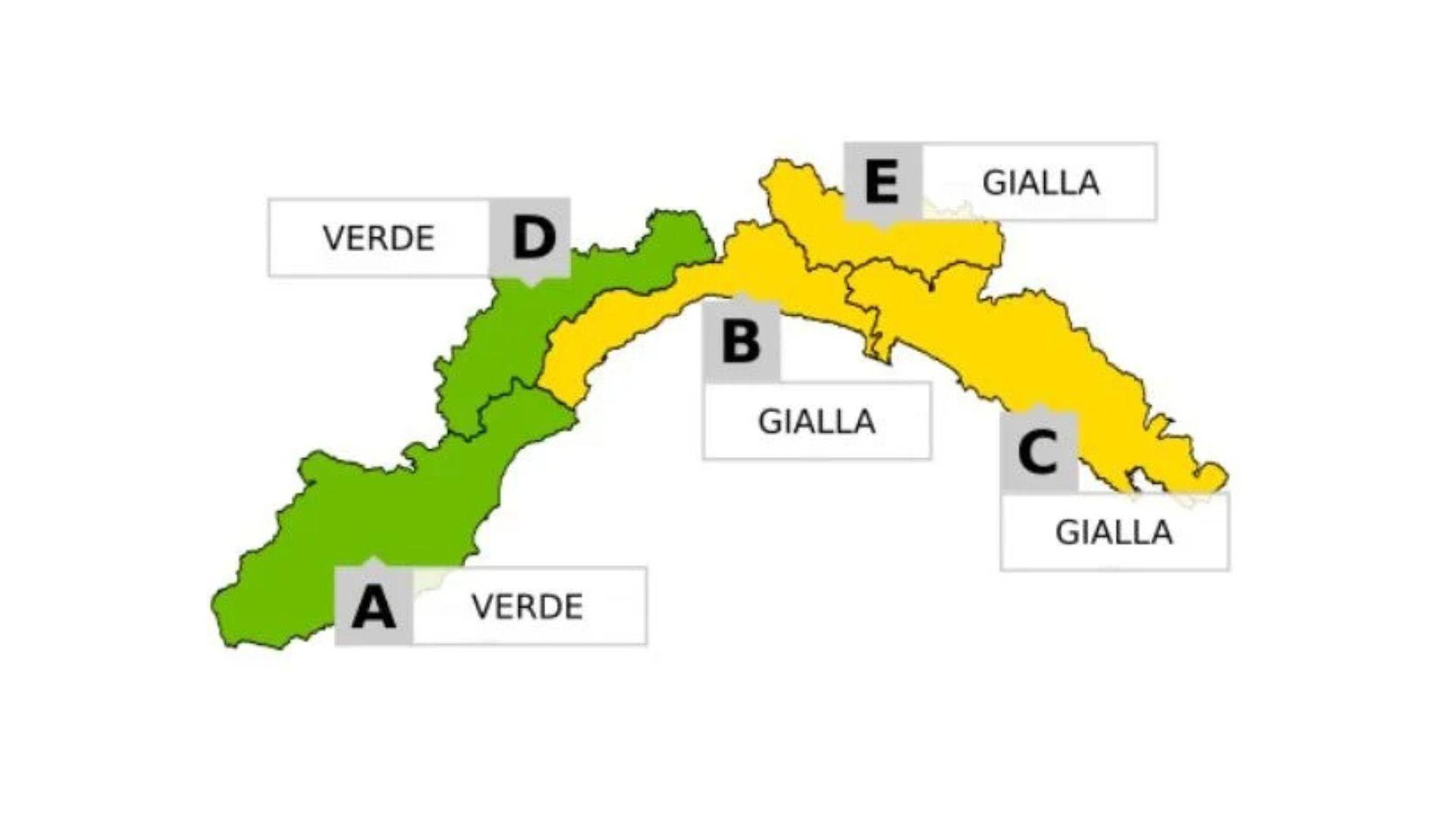 allerta meteo liguria