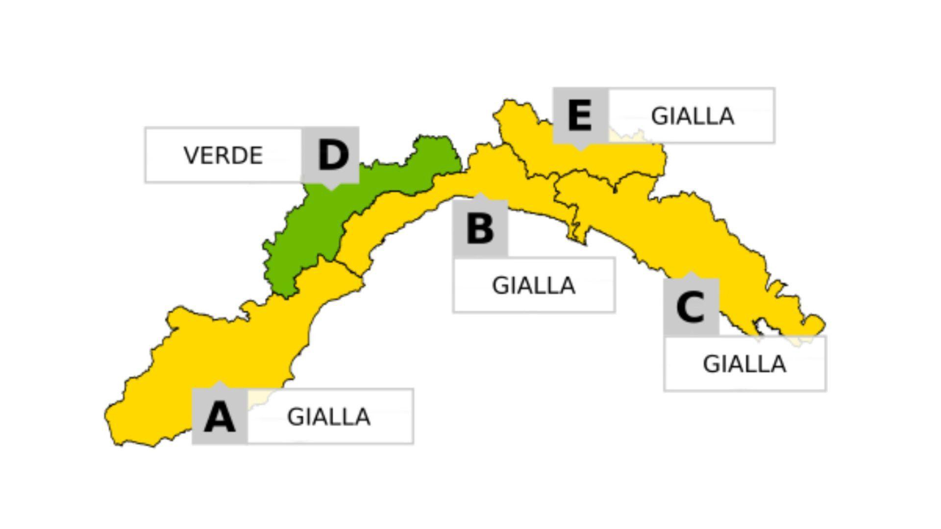 allerta meteo liguria