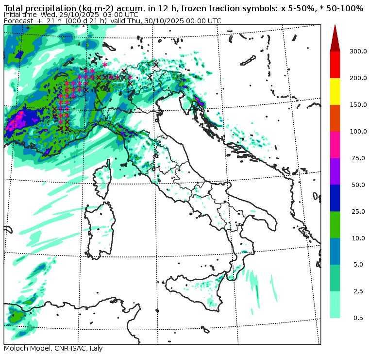 allerta meteo mercoledì 29 sera