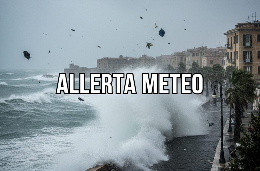 allerta meteo oggi tempesta italia burrasca mareggiate