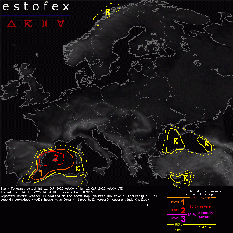 allerta meteo sabato 11 domenica 12 ottobre