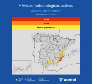 allerta meteo spagna