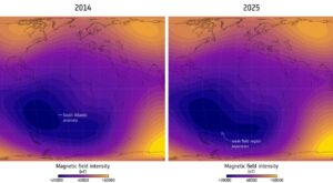 anomalia sud atlantico campo magnetico 2014-2025