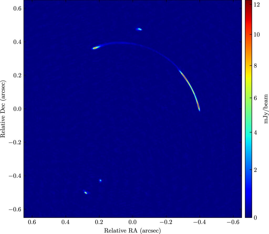arco gravitazionale copo celeste