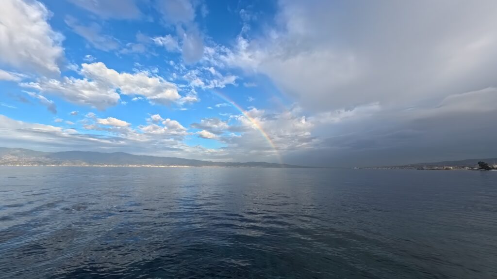 arcobaleno stretto messina