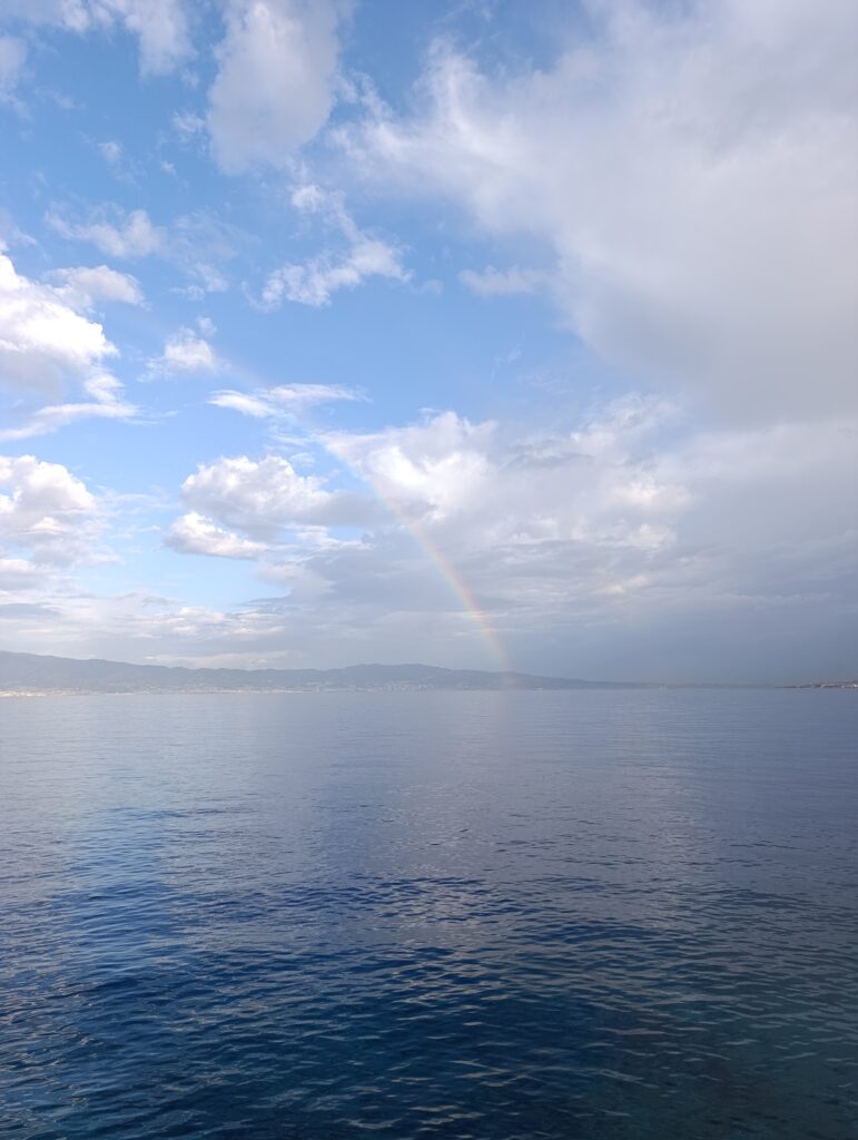 arcobaleno stretto di messina