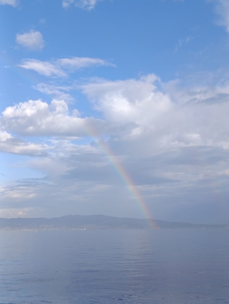 arcobaleno stretto di messina