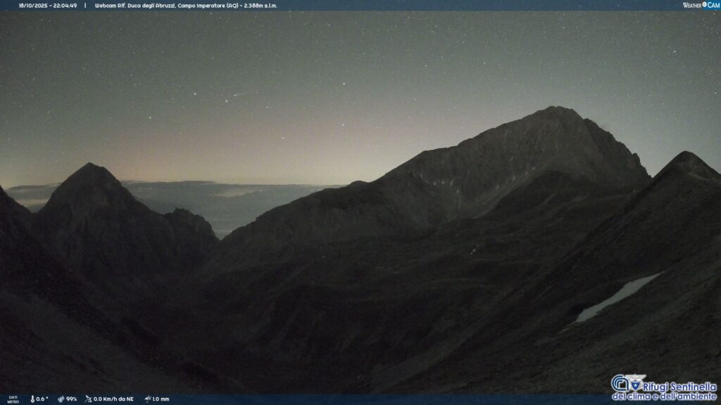 aurora boreale abruzzo 18 ottobre 2025