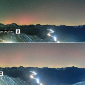 aurora boreale alto adige 18 ottobre 2025