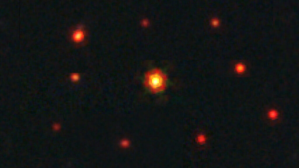 buco nero scoperta inaf red dot