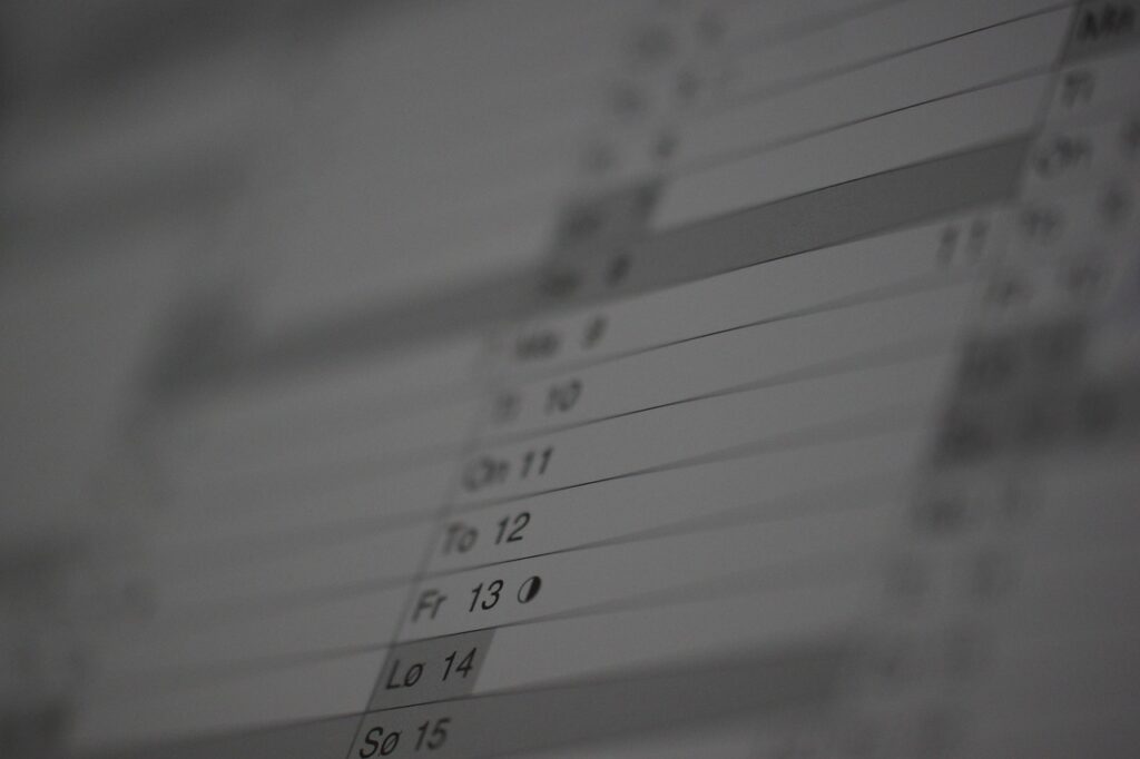 calendario immagine generica