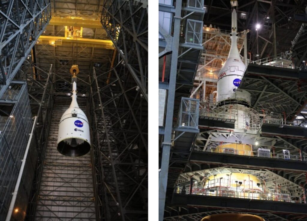 capsula orion razzo SLS