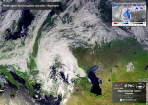 ciclone barbara foto satellitare roscosmos