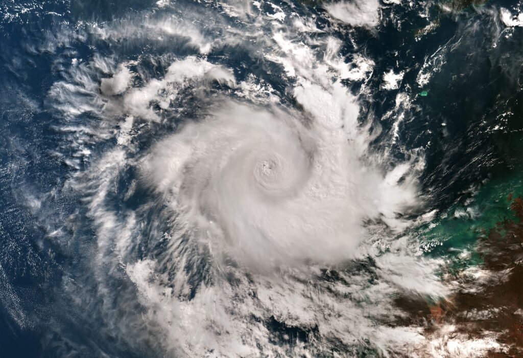 ciclone errol spazio