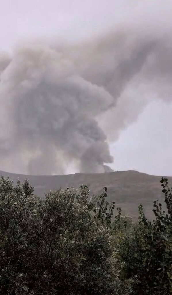 incendio fulmine catanzaro