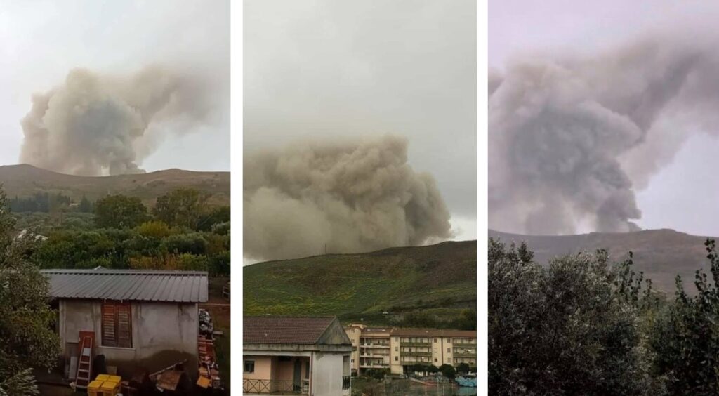 incendio fulmine catanzaro