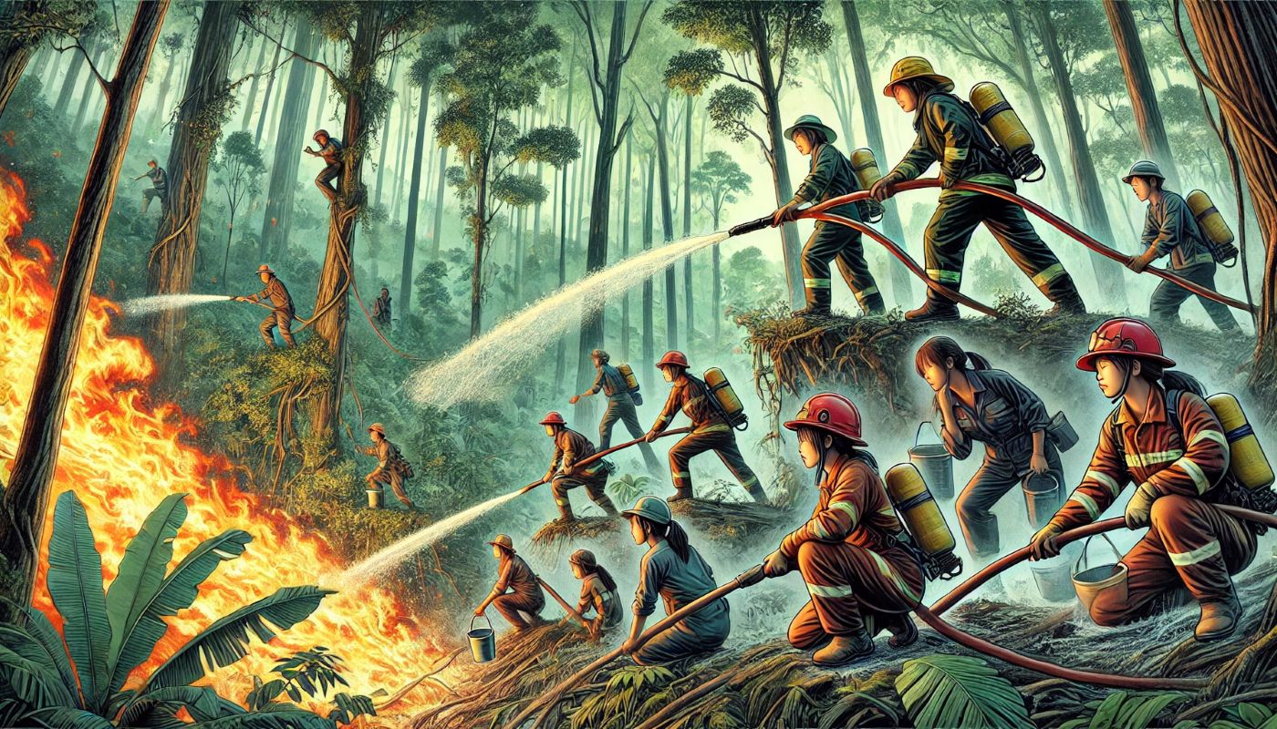 Thailandia, il modello Ban Pong: una foresta rigenerata dalle donne contro incendi e inquinamento