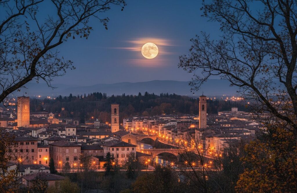 luna piena raccolto superluna ottobre italia