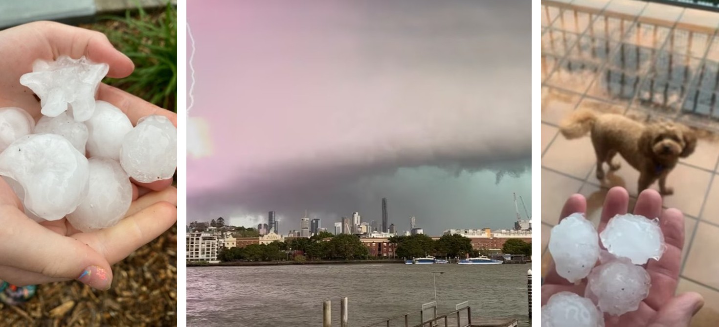 Maltempo Australia, forte tempesta nel Queensland: grandine grossa e forti venti, danni e blackout | FOTO e VIDEO