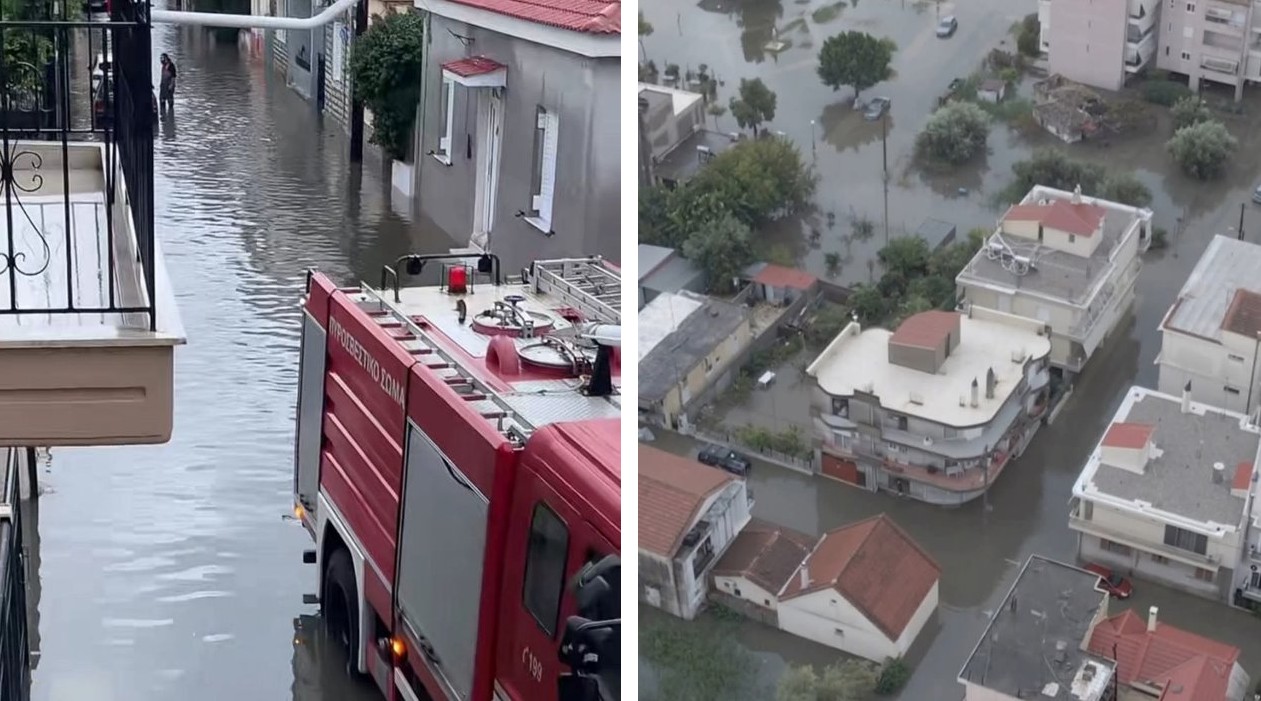 Maltempo Grecia, forti piogge a Missolungi: inondazioni e salvataggi | VIDEO