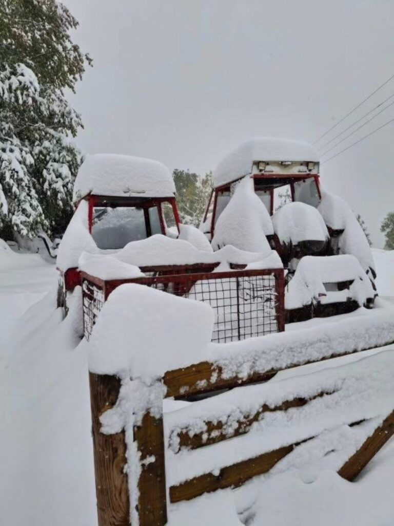 maltempo neve serbia 3 ottobre 2025