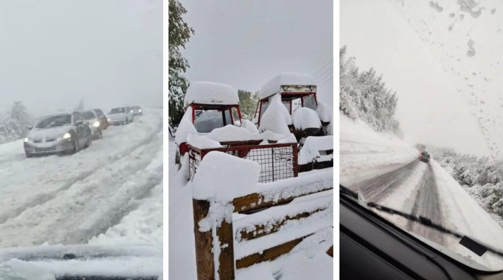 maltempo neve serbia 3 ottobre 2025