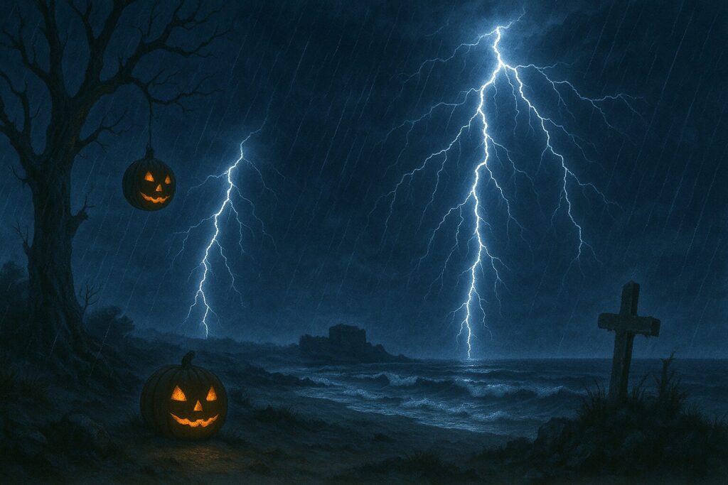 maltempo notte halloween