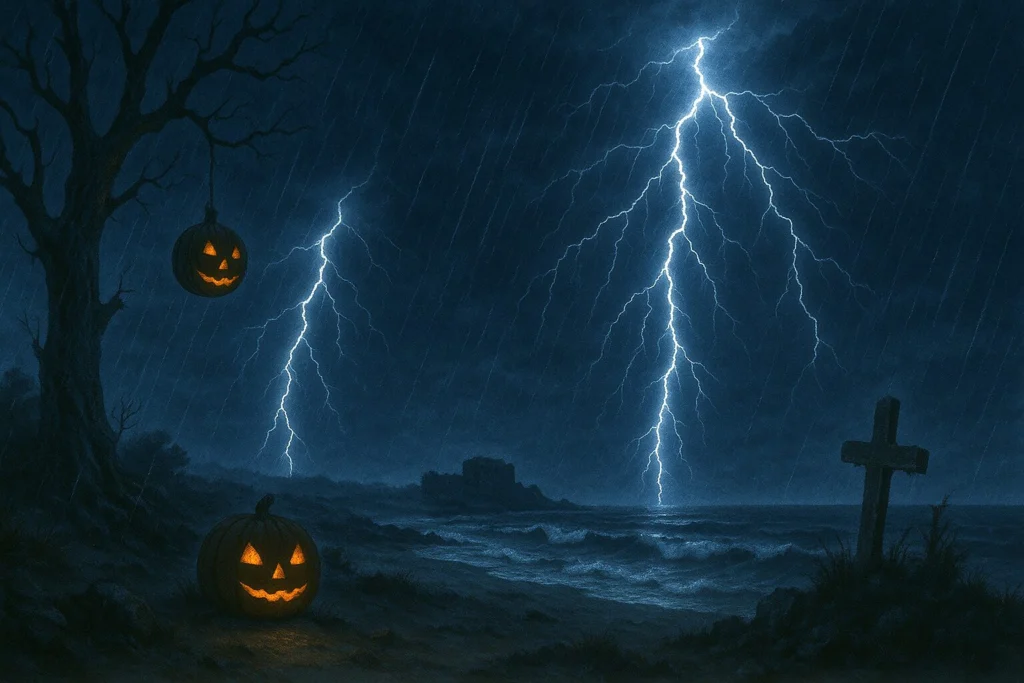 maltempo notte halloween