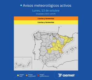 maltempo spagna oggi