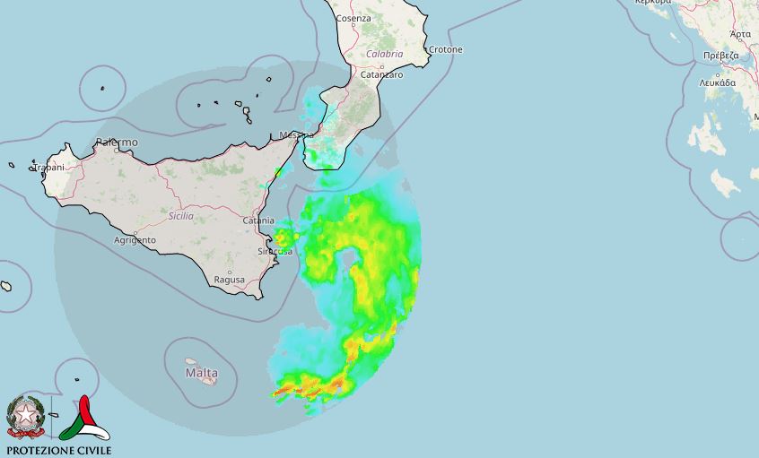 mcs maltempo oggi sud italia