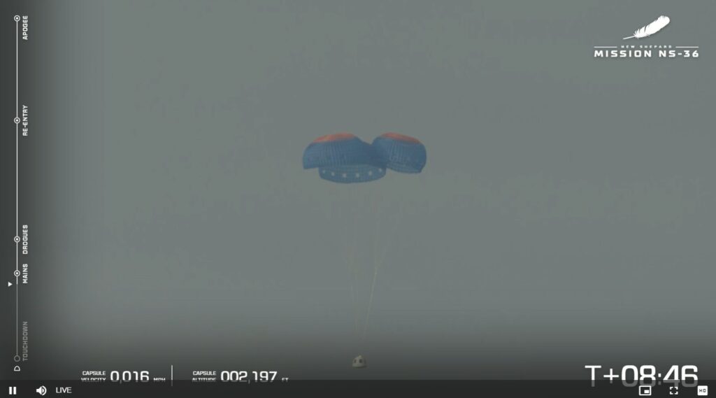 missione NS-36 blue origin