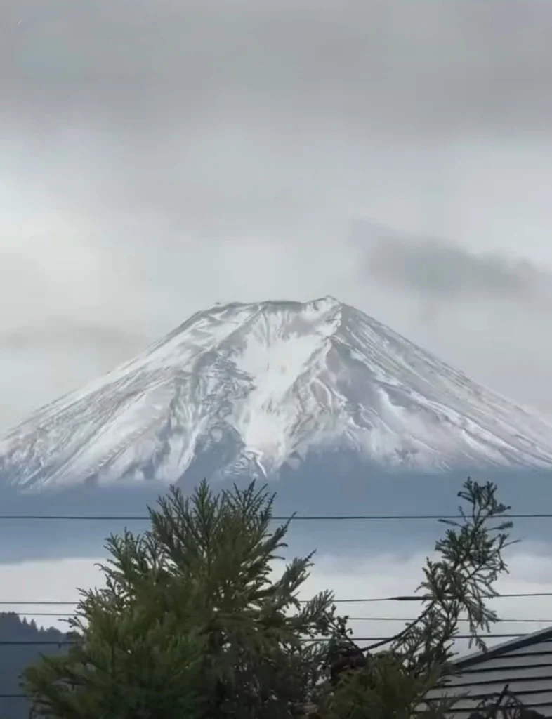 neve monte fuji giappone