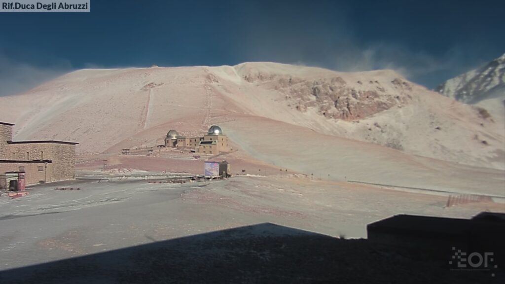 neve oggi abruzzo campo imperatore