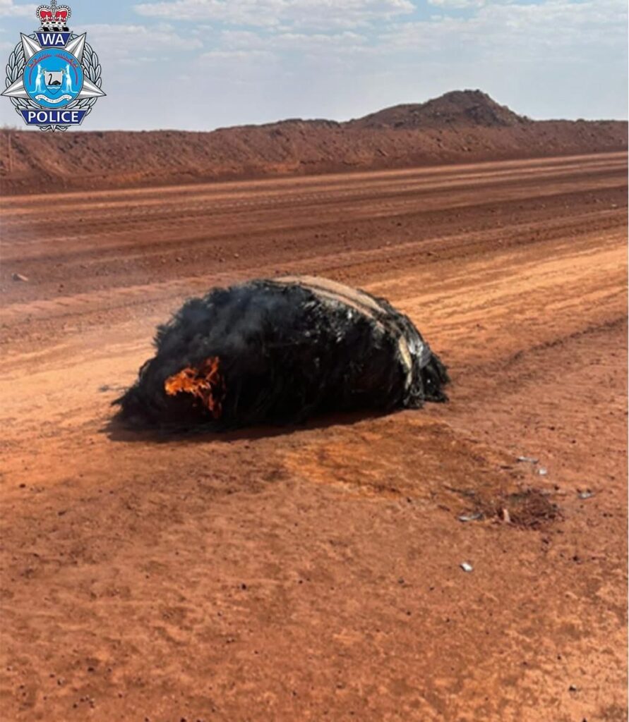oggetto detrito spaziale australia