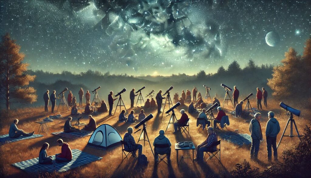 osservazione notturna stelle
