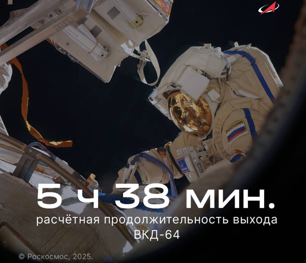 passeggiata spaziale russia oggi
