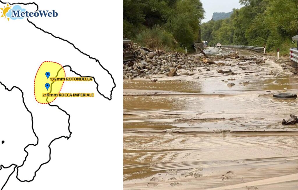 piogge calabria basilicata