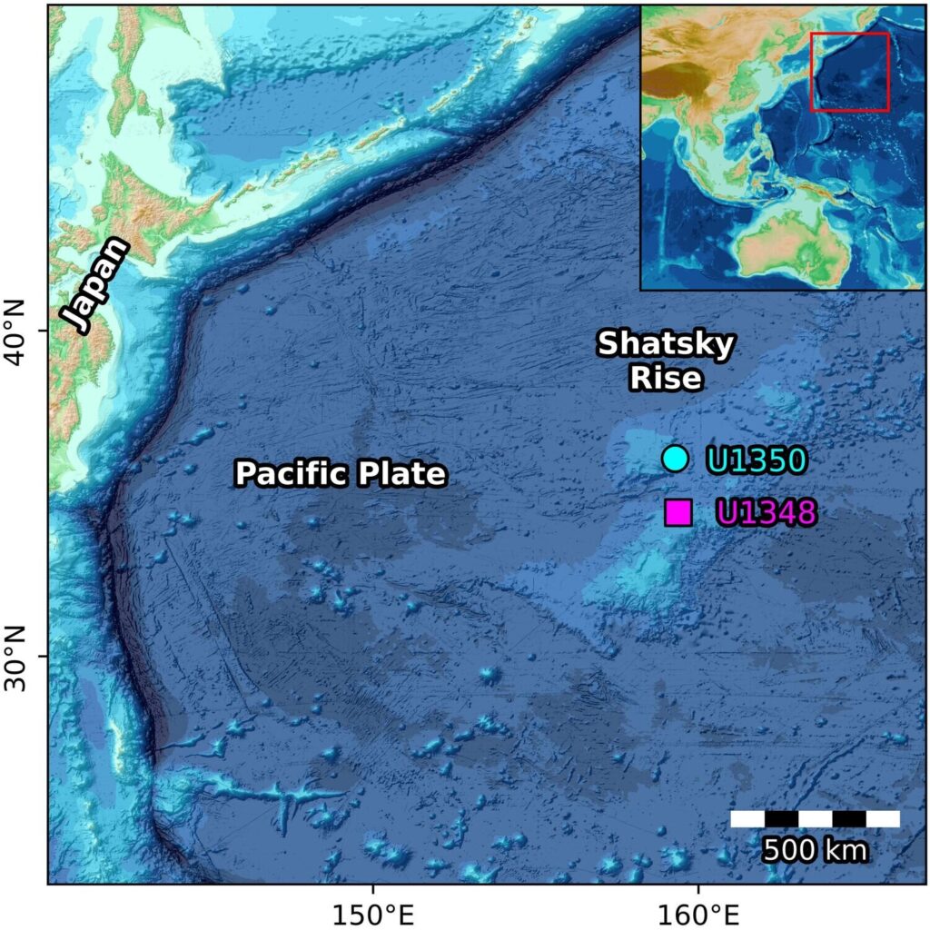 plateau oceanico di Shatsky Rise