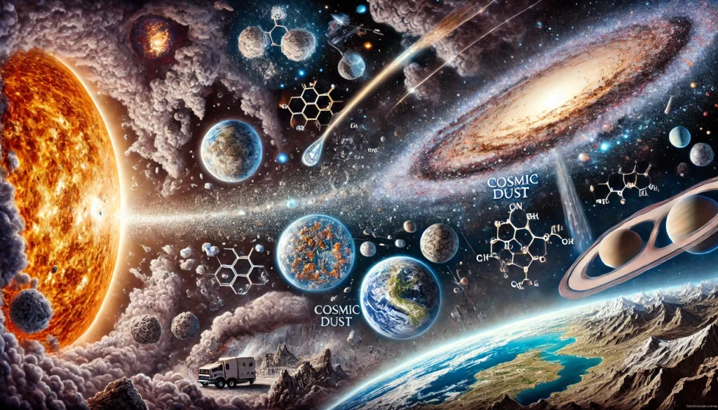 polvere cosmica vita terra