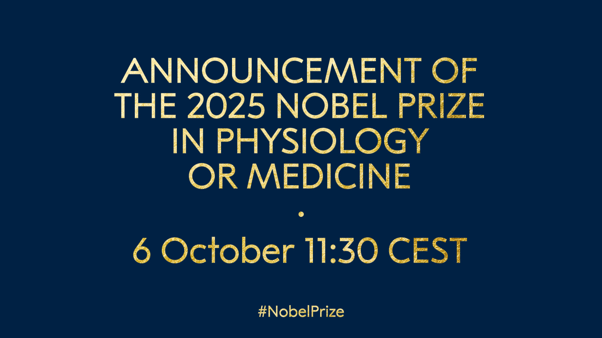 Oggi inizia la Settimana dei Nobel: si parte con il premio per la Medicina