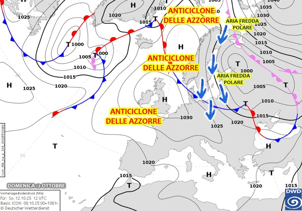 previsioni meteo ottobre 2025